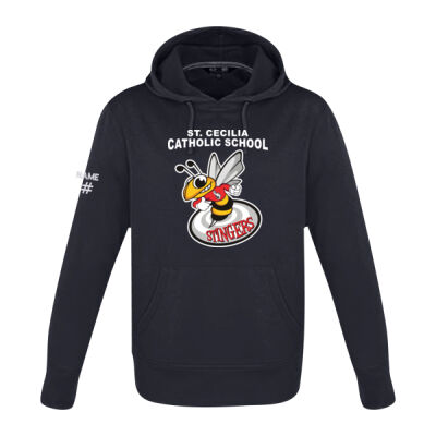 Palm Aire Unisex Bee Crest Printed Hoodie Thumbnail