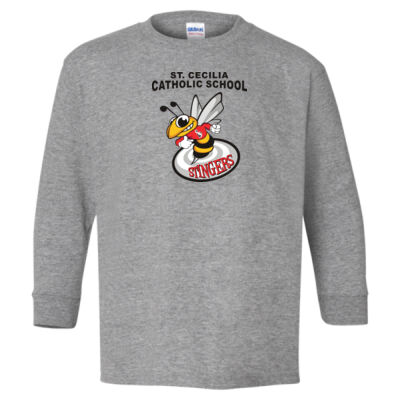Gildan Youth Bee Crest Printed Long Sleeve Thumbnail
