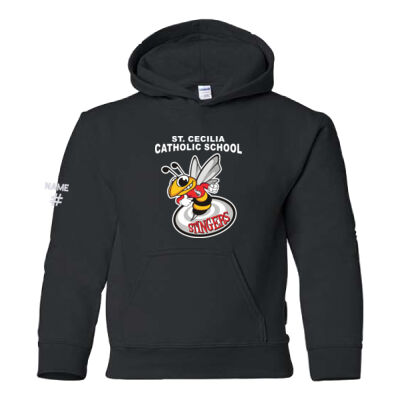 Gildan Youth Bee Crest Printed Hoodie Thumbnail